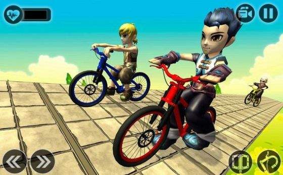 3D自行车极限特技游戏