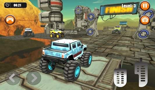 终极怪物卡车3D特技赛车游戏