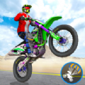 疯狂的摩托赛车特技(Crazy Bike Racing Stunt)