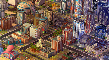自由建造城市的游戏