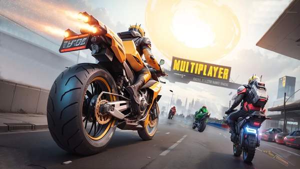 终极多人摩托车竞速版(Multiplayer Bike Racing Games)