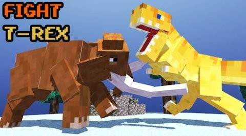像素恐龙公园猛犸象之怒(Blocky Dino Park Mammoth Rage)