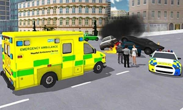 紧急城市救护车模拟器