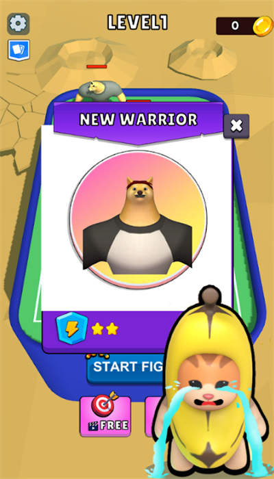 合并香蕉猫战斗(Merge Banana Cat : Fight)