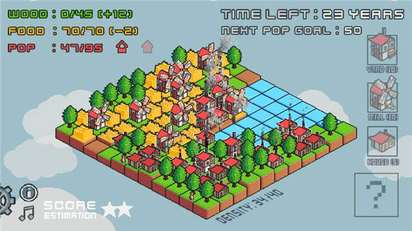 建造小镇模拟器游戏(Tiny Town)