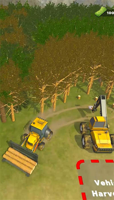 大型收割机木材工厂游戏(Mega Harvester)