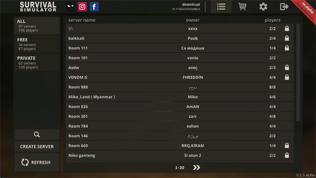 野外生存模拟器(Survival Simulator)