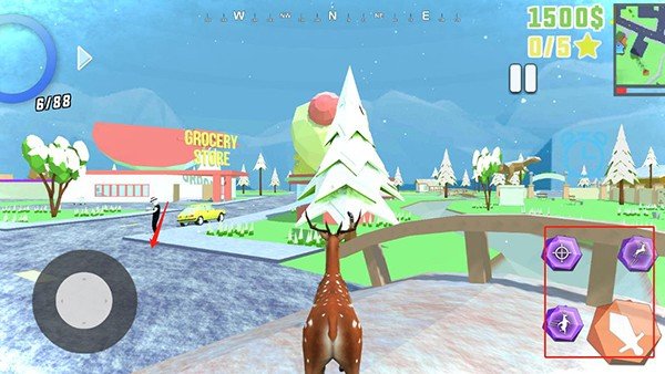 进化的鹿模拟器