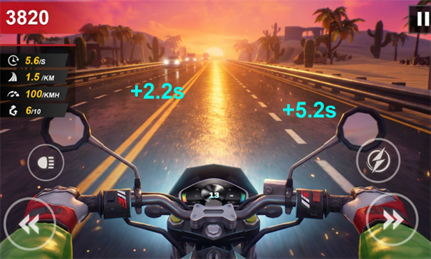 摩托车手公路赛