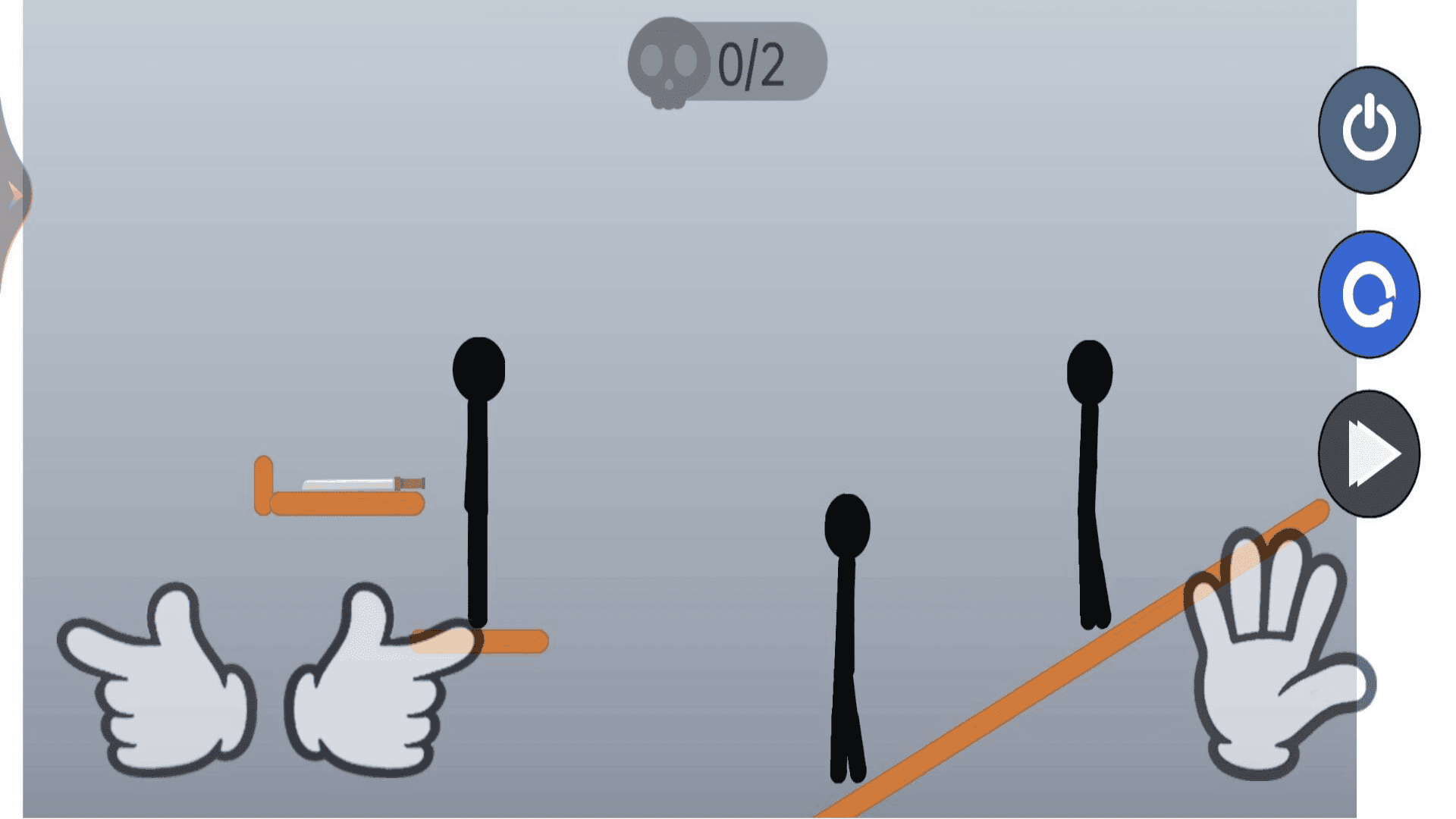 火柴人扔剑决斗